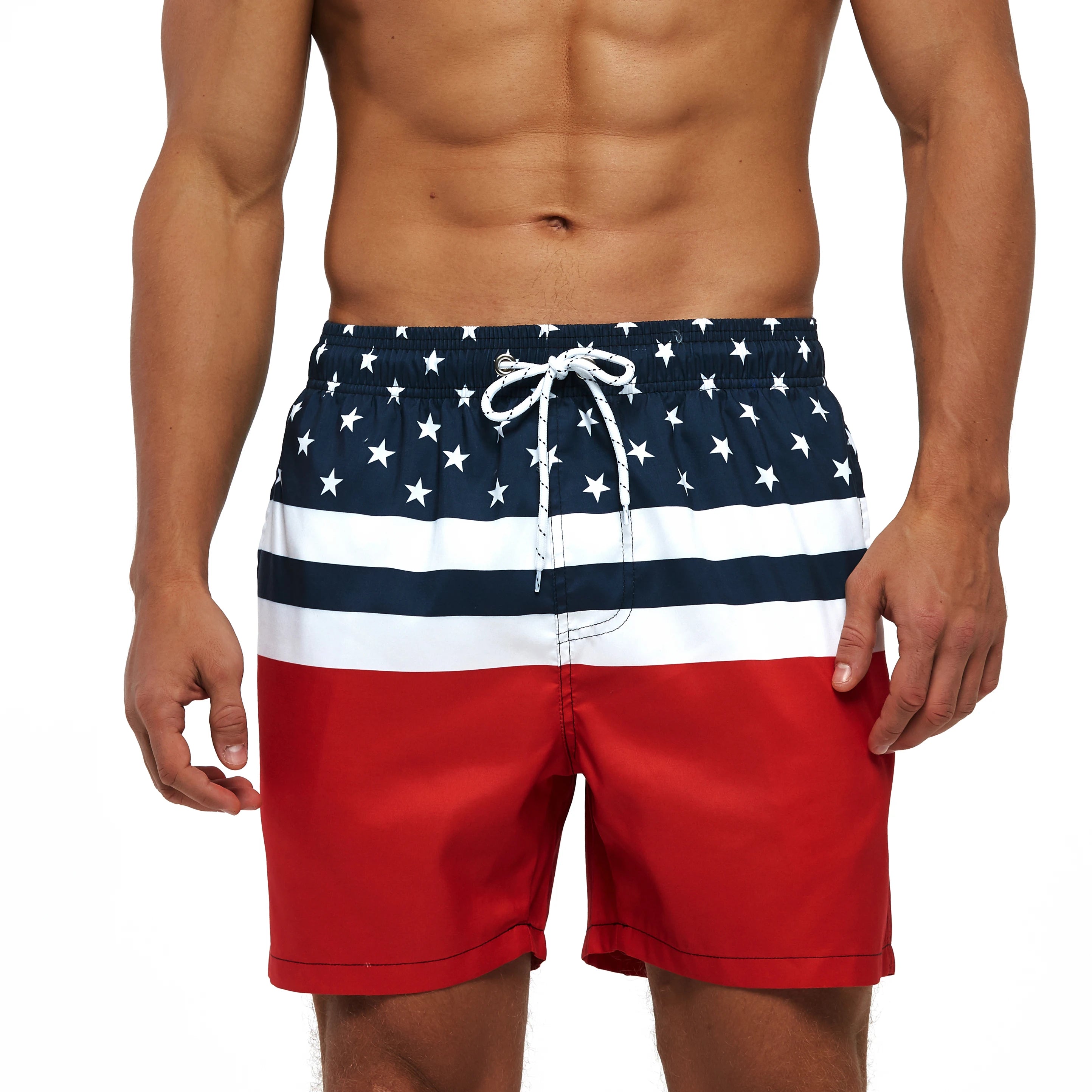 Quick-drying swimwear men beach shorts men's swimming trunks suit bath man holiday shorts quarter-print swimming trunk swimsuit