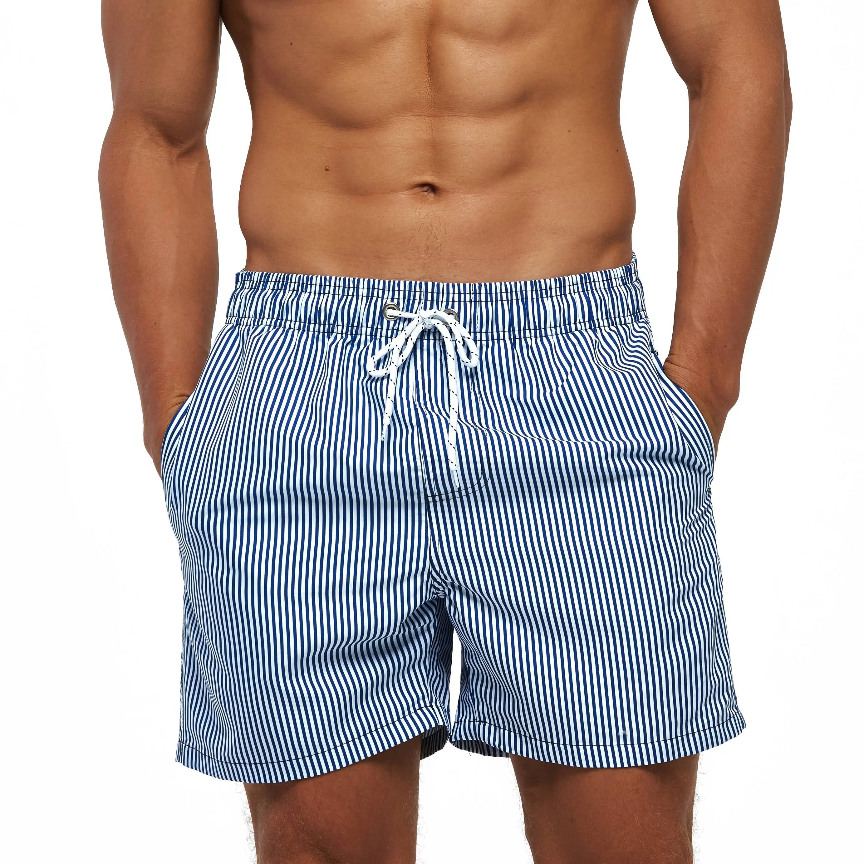 Quick-drying swimwear men beach shorts men's swimming trunks suit bath man holiday shorts quarter-print swimming trunk swimsuit