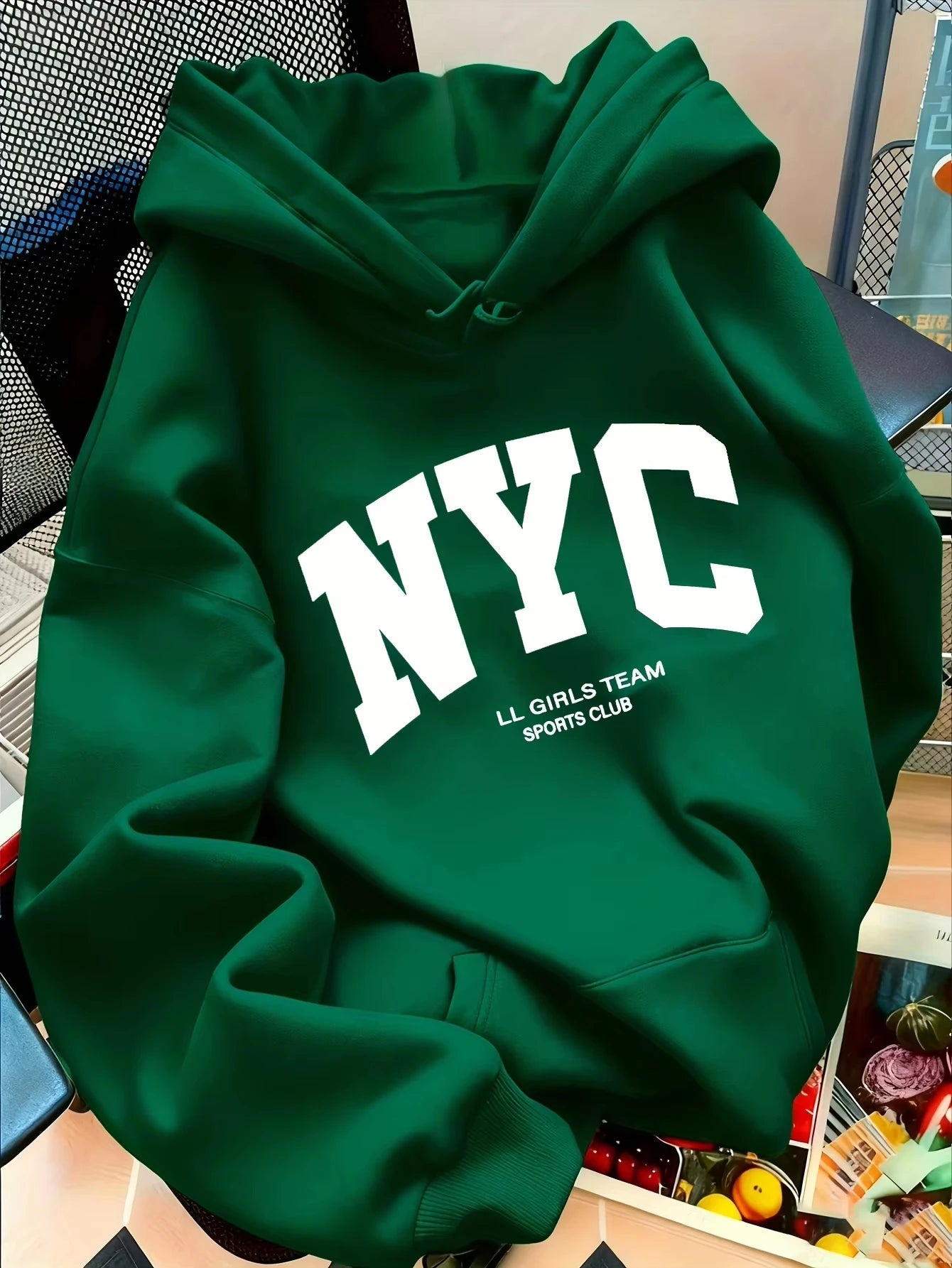 Pattern hooded sweatshirt hooded jacket lightweight winter hoodie casual outerwear for daily use and special occasions