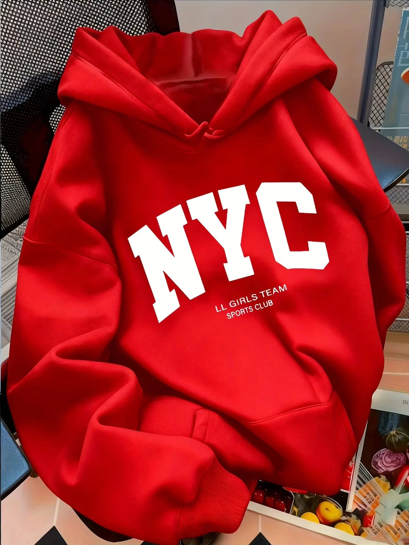 Pattern hooded sweatshirt hooded jacket lightweight winter hoodie casual outerwear for daily use and special occasions