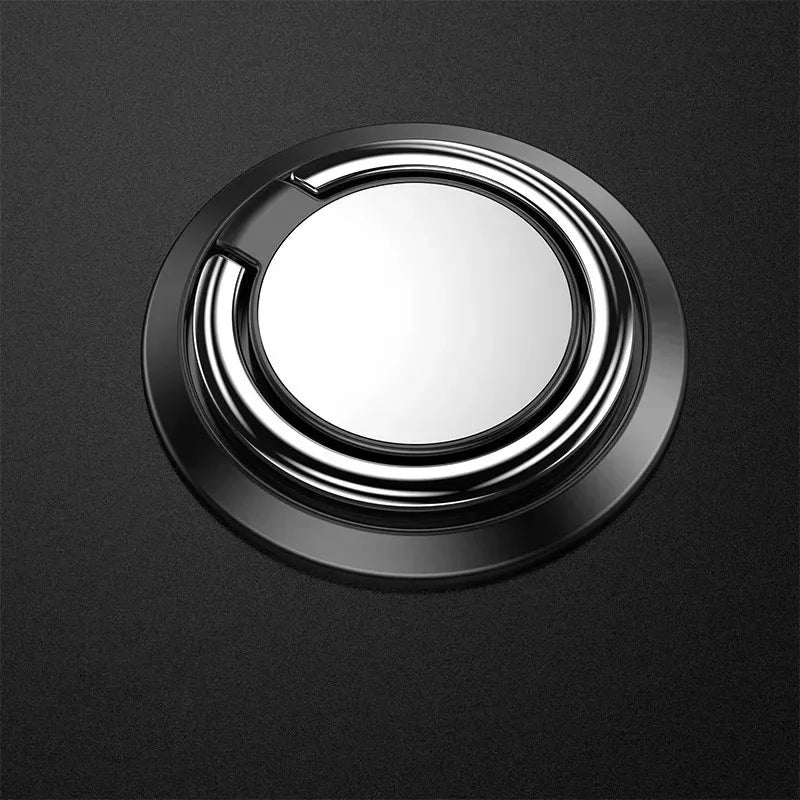 360 Degree Rotating Finger Ring Phone Holder Stand for Mobile Phone Car Magnetic Mount Phone Back Sticker Pad Unniversal Bracket