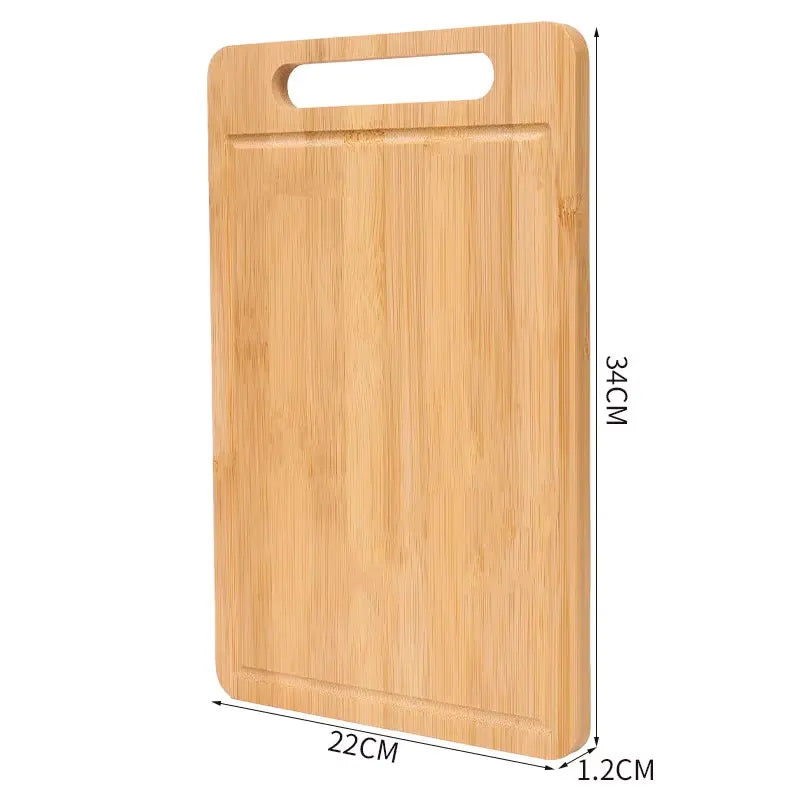 WXCOO Double-Sided Chopping Board Bamboo Cutting Board Natural Moso Bamboo Anti-Mold Kitchen Bamboo Board Household Tools