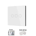 433Mhz Wireless Smart Light Wall Switch with Remote Control Touch Wall Panel Mini Relay Receiver 220V 10A for Home Led Lamp Fan