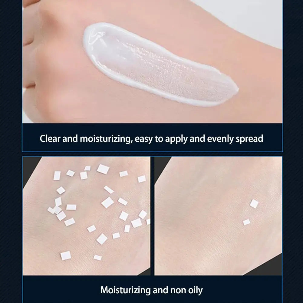 50g Men's Natural Makeup Cream Not Sticky Face Foundation Moisturizing Remove Darken Skin Care Gel Improve Shrink Pore Oil