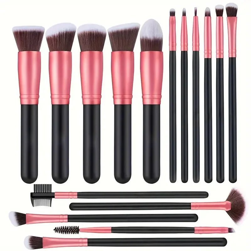 Professional Makeup Brushes Set 14-16Pcs Set Premium Syntheti Foundation Blending Face Powder Blush Eye Shadows Makeup Brush Kit