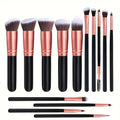 Professional Makeup Brushes Set 14-16Pcs Set Premium Syntheti Foundation Blending Face Powder Blush Eye Shadows Makeup Brush Kit