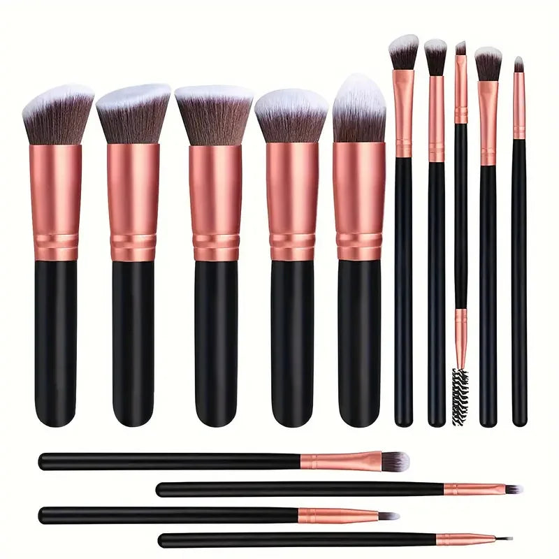 Professional Makeup Brushes Set 14-16Pcs Set Premium Syntheti Foundation Blending Face Powder Blush Eye Shadows Makeup Brush Kit