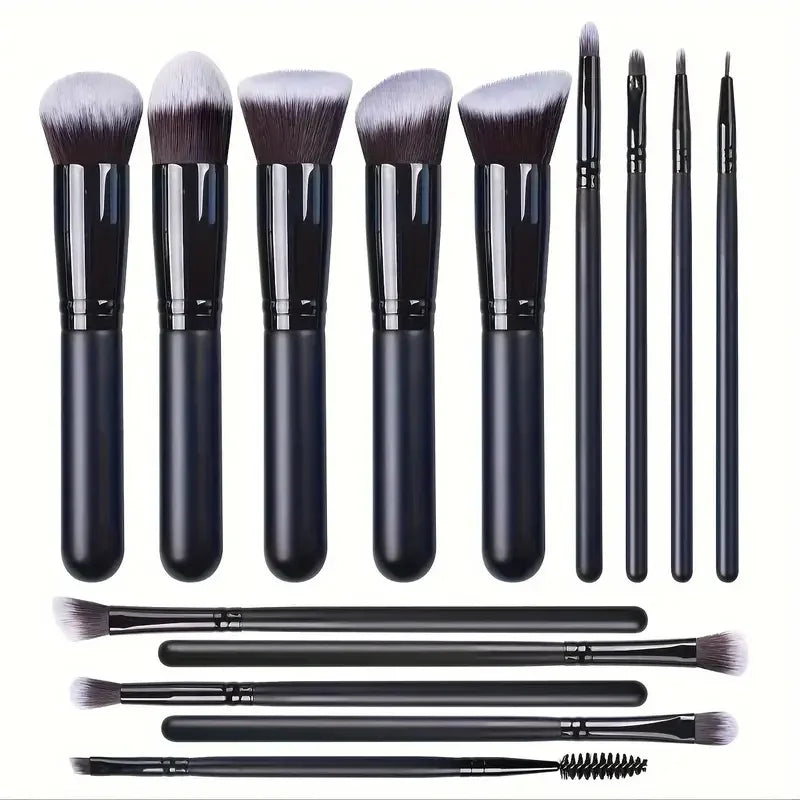 Professional Makeup Brushes Set 14-16Pcs Set Premium Syntheti Foundation Blending Face Powder Blush Eye Shadows Makeup Brush Kit