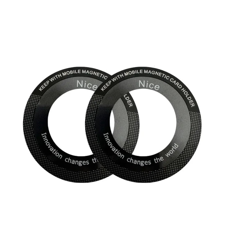 1/2/6Pcs for Magsafe Magnetic Metal Ring forPhone Universal Metal Sticker Support Wireless Charger Plate Sheet Magnet Car Holder