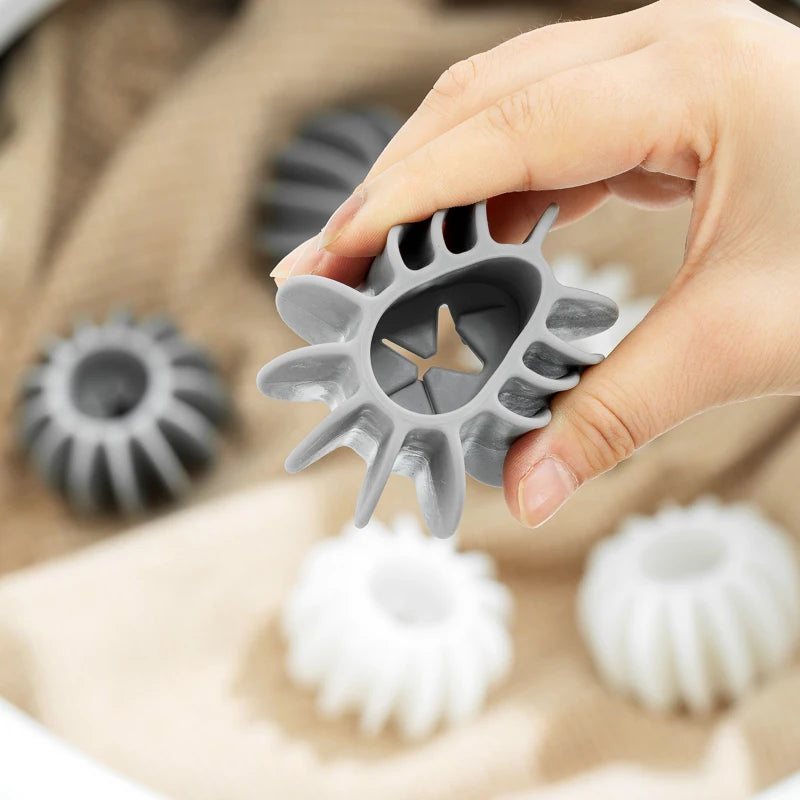 Silicone Laundry Ball Reusable Clothes Hair Cleaning Tool Pet Hair Remover Washing Machine Cat Hair Catcher Laundry Ball