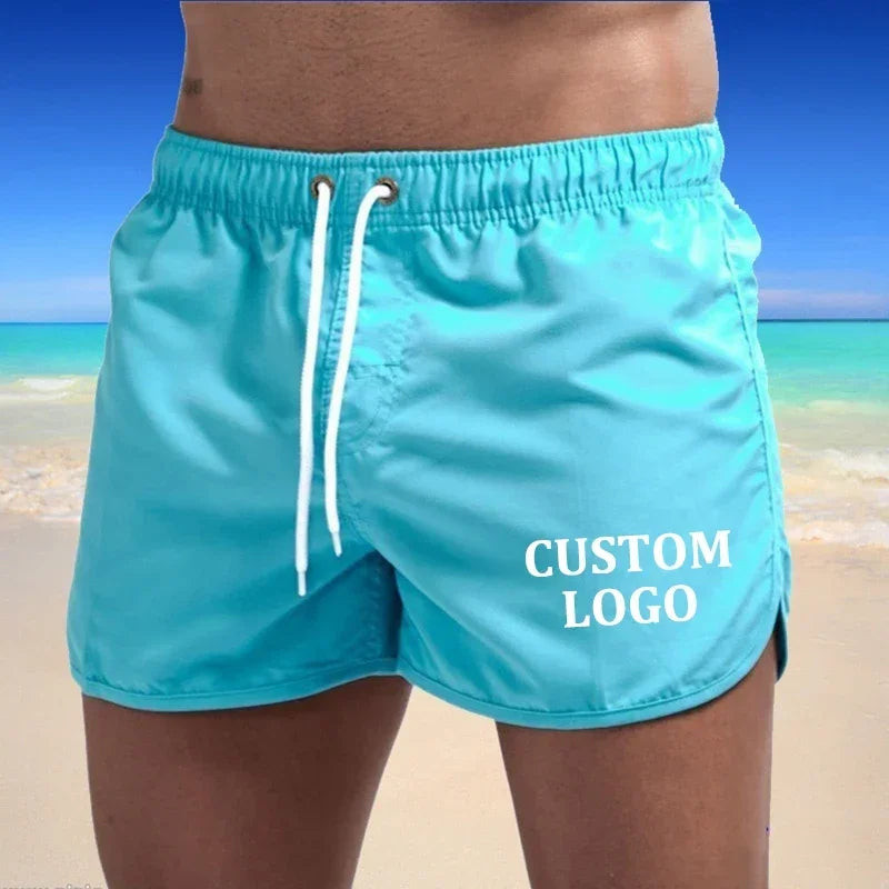 Customized Logo Men's Beach Swimsuit, Boxer, Beach Shorts, Surfing Swimsuit, Mayo, Sungas
