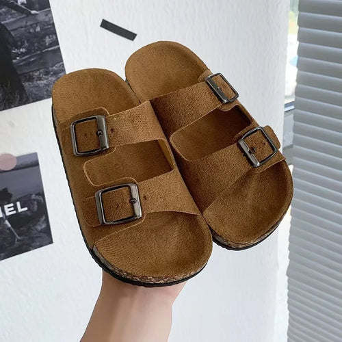 2026 Children Sandals for Girls Boys Summer New Fashion Korean Style Soft Sole Anti-slippery Versatile Chic Open-toe Beach Shoes
