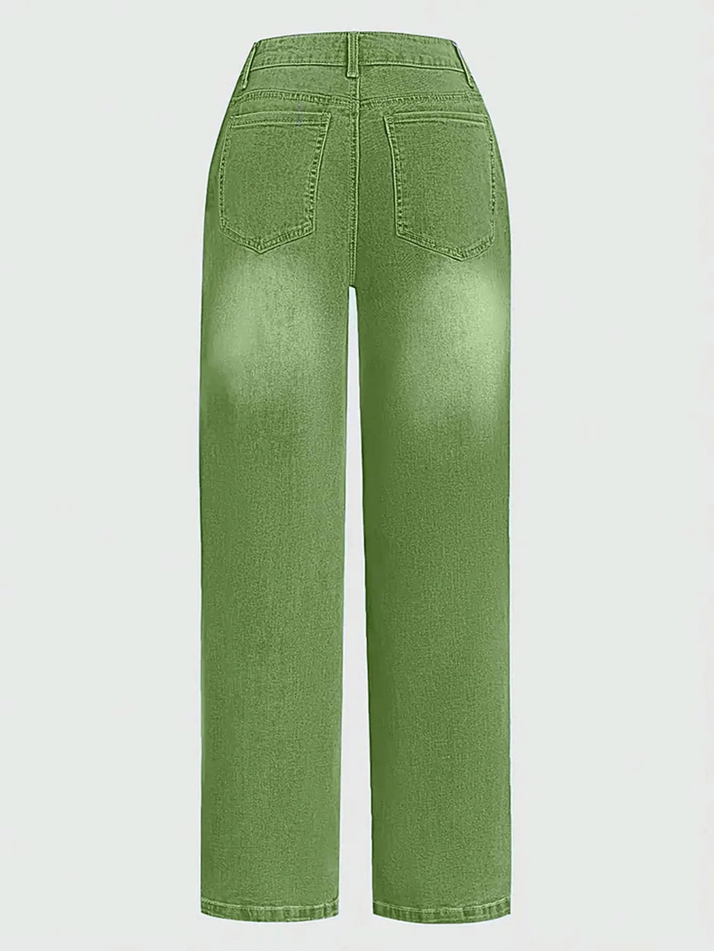 New Women's Multi-Button Wide Leg Casual Jeans - High-Quality Denim Pants for Stylish Comfort