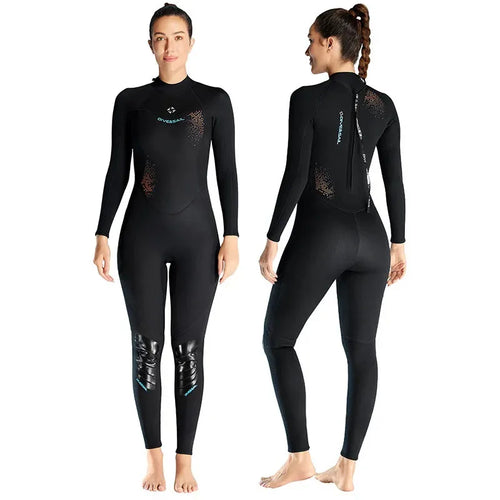 3MM Neoprene Wetsuit Women Surfing Thermal Protective Swimsuit Water Swimming Sport Diving Suit Beach Snorkeling Clothes