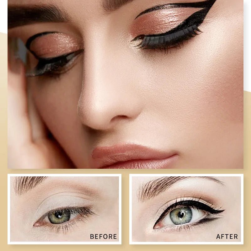 Quick-dry Eyeliner Pencil Makeup Long Lasting Smooth Matte Eye Liner Waterproof Anti Smudge Liquid Eyeliner Pen Eyes Cosmetics
