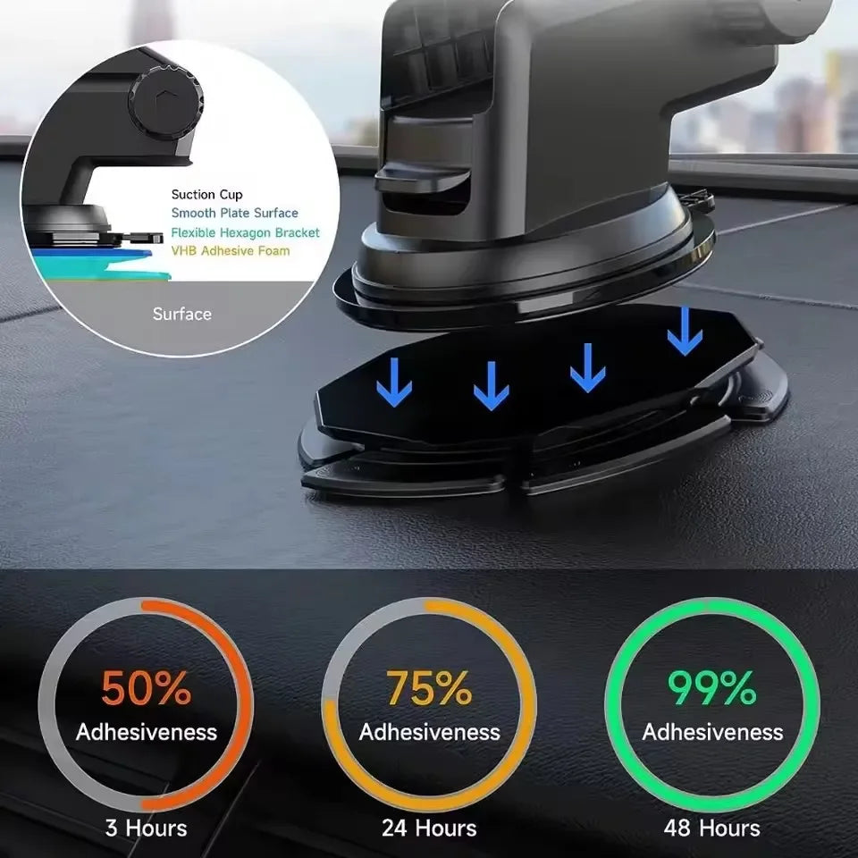 Dashboard Mounting Pad Disk for Suction Cup Car Phone Mount Adhesive Sticky Phone Holder Disc for Curve Car Dashboard Holder Pad