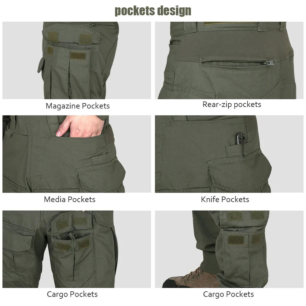 G3 Combat Uniform Tactical Sets Combat Shirt Cargo Pants Mens Multicam Suit Trainning Hiking Hunting Clothes Wear-resisting Suit