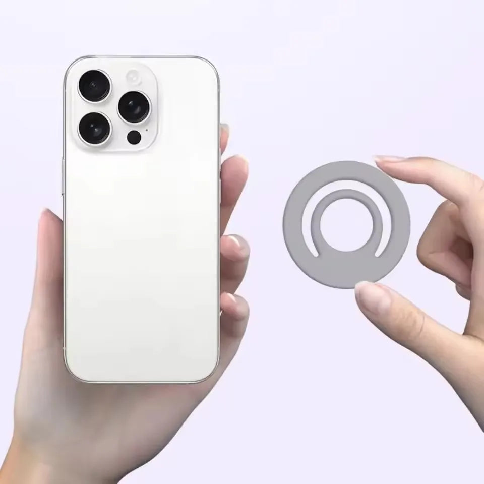 Magnetic Circular Grip Phone Holder Silicone Magnetic Finger Ring for MagSafe Phone Ring Holder Strap Mobile Phone Accessories