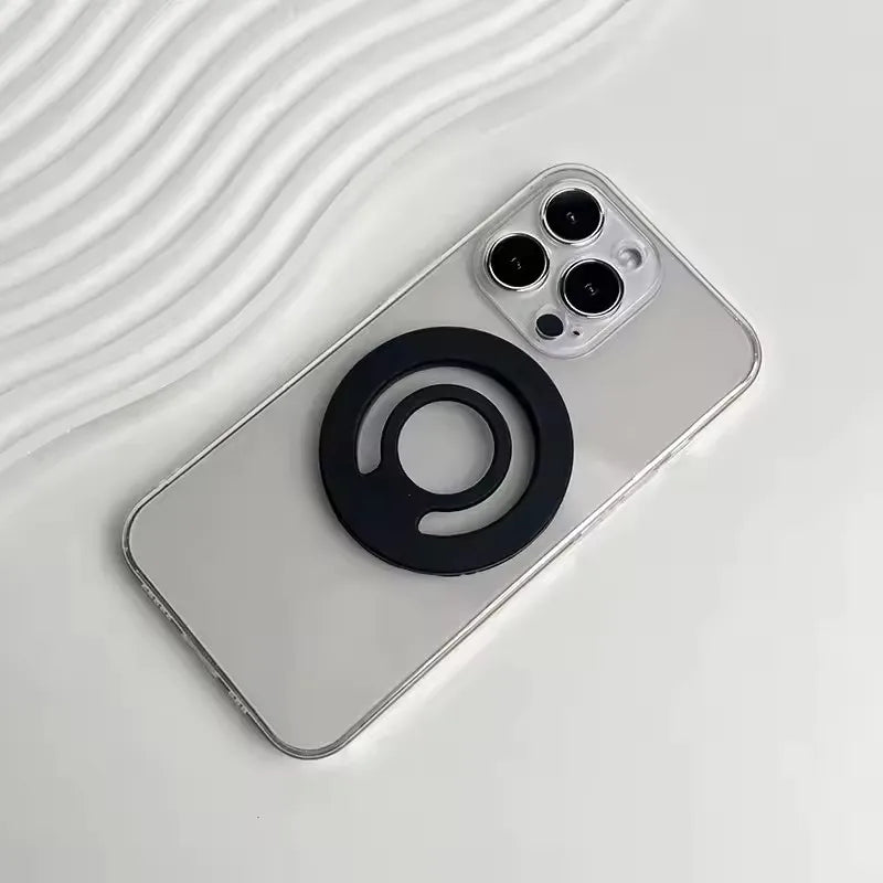 Magnetic Circular Grip Phone Holder Silicone Magnetic Finger Ring for MagSafe Phone Ring Holder Strap Mobile Phone Accessories