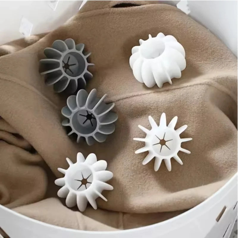 Silicone Laundry Ball Reusable Clothes Hair Cleaning Tool Pet Hair Remover Washing Machine Cat Hair Catcher Laundry Ball