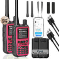 2 Pack BAOFENG UV-5R Mini Dual Band Two-Way Radio (5W/999CH) - Bluetooth APP Programming, NOAA Alert, Type-C Fast Charging