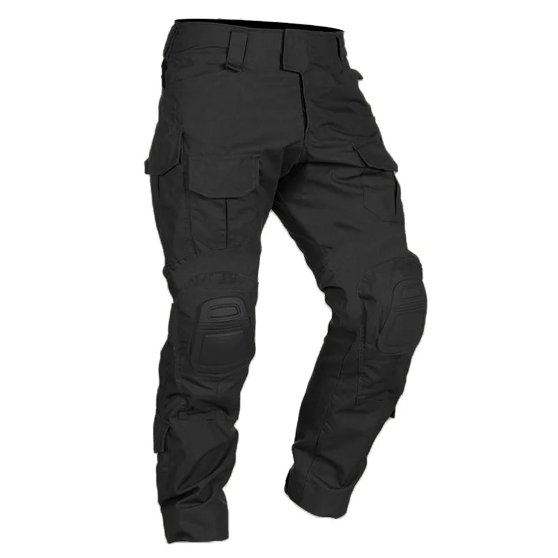 Men Tactical Pants +pads Outdoor Ripstop Cargo Pants Working Hiking Pants Men's Fishing Trekking Trousers Hunting Clothes