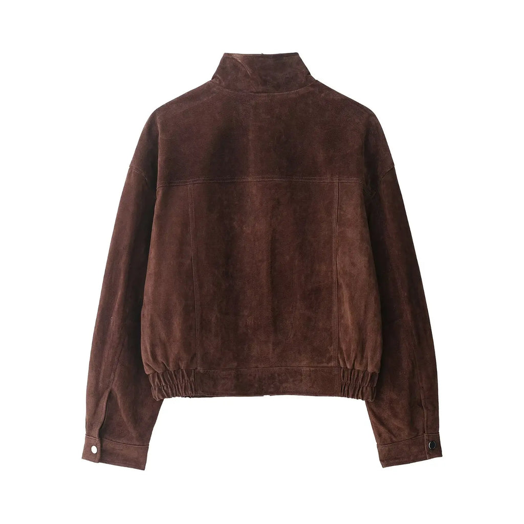 Women's Autumn Jackets 2025 New Fashion Big Pocket Elegant Women's Slim Warm Jackets Autumn Street Chic Young Student Coats