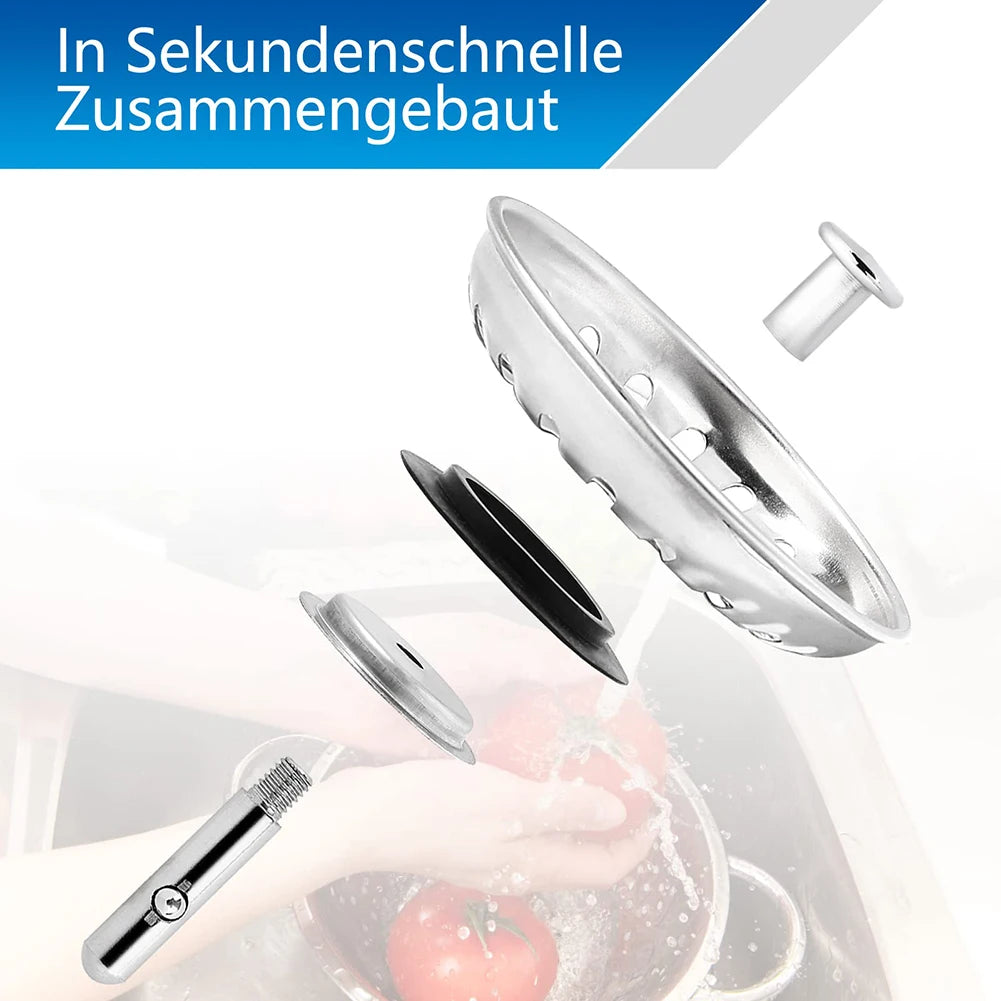 Premium Kitchen Sink Strainer Stainless Steel 80/82/84mm Bathroom/kitchen Sinks /basins Along With Bath Tubs Waste Plug Filter
