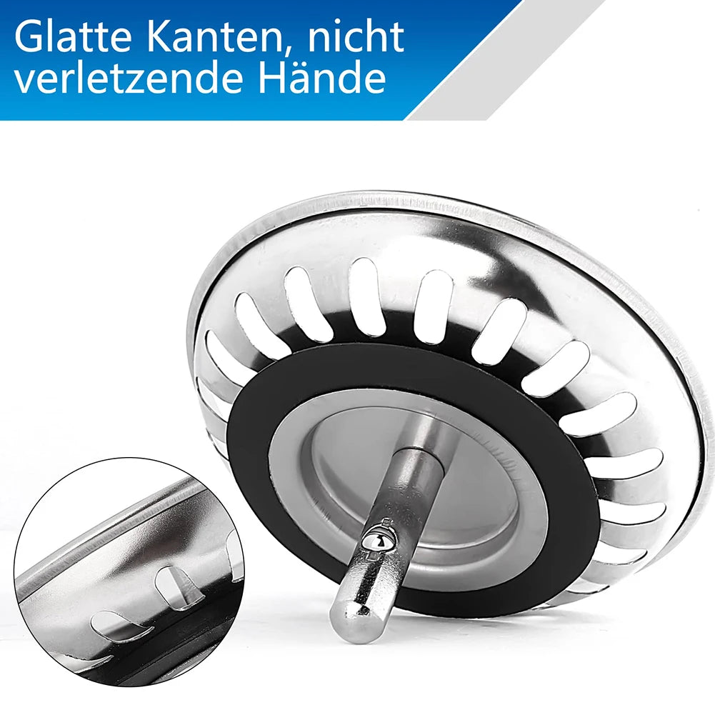 Premium Kitchen Sink Strainer Stainless Steel 80/82/84mm Bathroom/kitchen Sinks /basins Along With Bath Tubs Waste Plug Filter