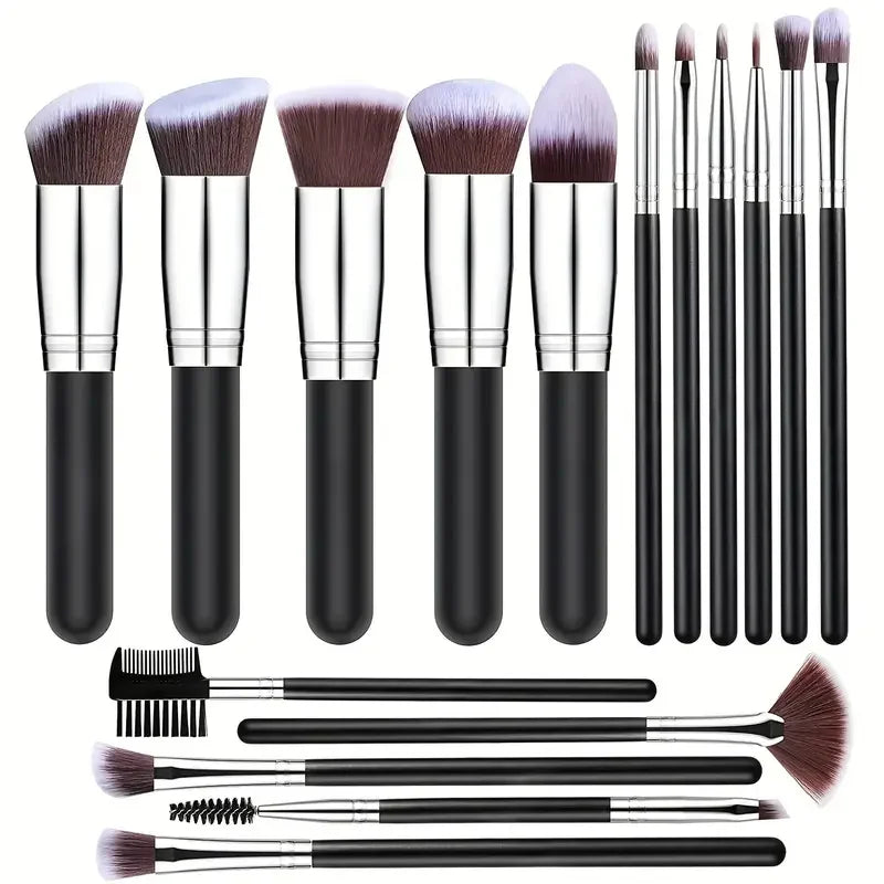 Professional Makeup Brushes Set 14-16Pcs Set Premium Syntheti Foundation Blending Face Powder Blush Eye Shadows Makeup Brush Kit