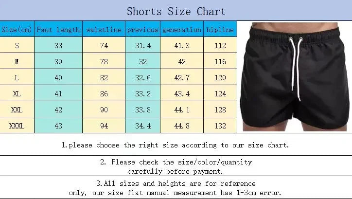 New Summer Men's Swimwear Breathable Board Shorts Male Surfing Swimsuit Fitness Training Shorts Casual Printed Beach Short Pants
