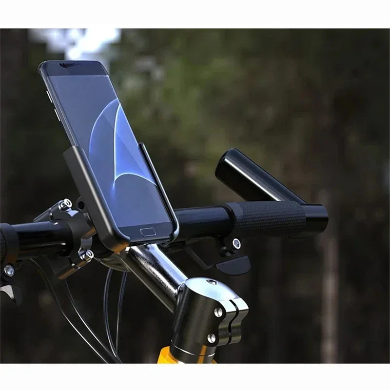 Aluminum Phone Holder for Bike Universal Bike Cell Phone Holder Fits Phones 4-7" Waterproof Shockproof Motorcycle Phone Mount
