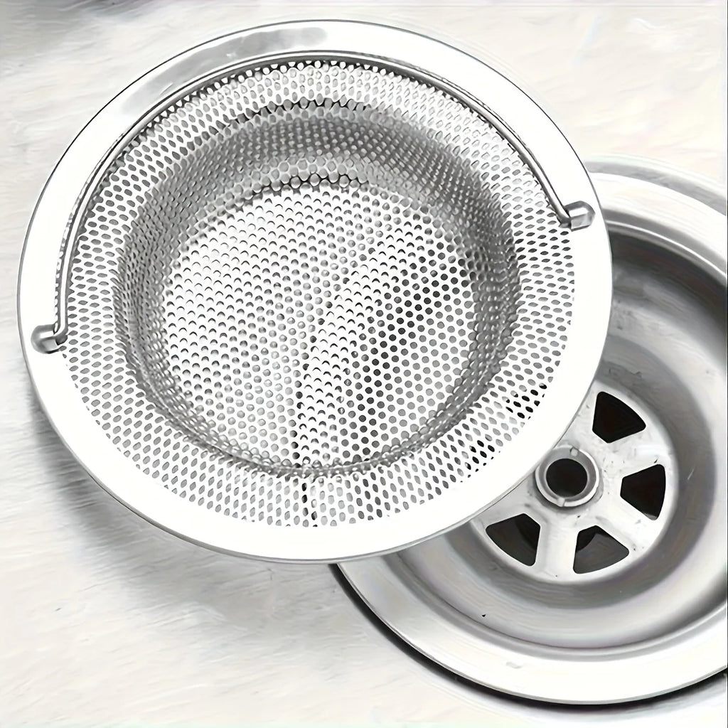 1 piece stainless steel sink filter with handle suitable stainless steel material, perfect and kitchen sink filter