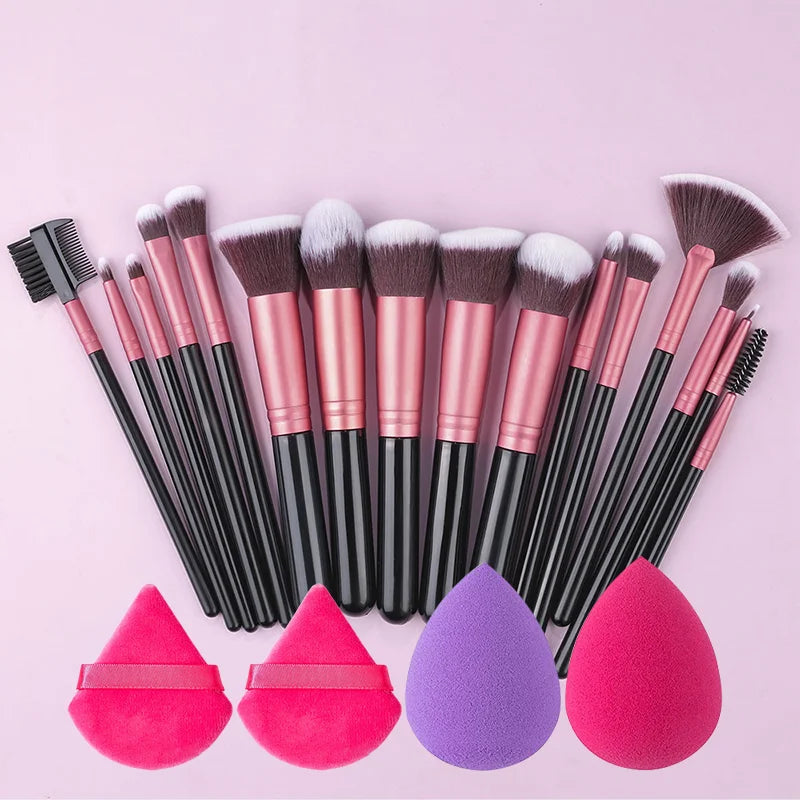 Professional Makeup Brushes Set 14-16Pcs Set Premium Syntheti Foundation Blending Face Powder Blush Eye Shadows Makeup Brush Kit