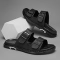 QZHSMY Summer Sandals Men Breathable Leather Shoes Man Outdoor Men Sandals Antiskid Beach Sandals casual sneakers