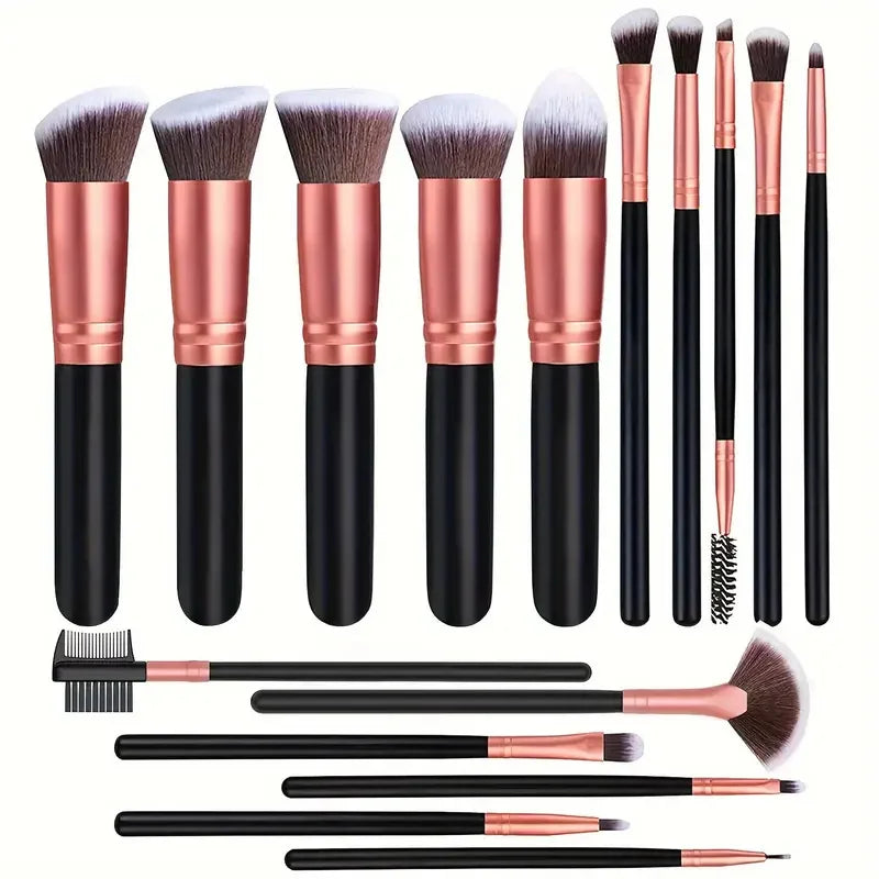Professional Makeup Brushes Set 14-16Pcs Set Premium Syntheti Foundation Blending Face Powder Blush Eye Shadows Makeup Brush Kit