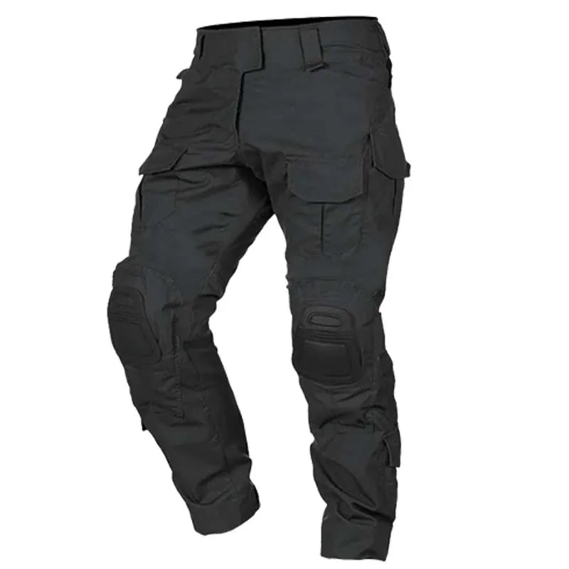 Men Tactical Pants +pads Outdoor Ripstop Cargo Pants Working Hiking Pants Men's Fishing Trekking Trousers Hunting Clothes