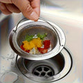 1 piece stainless steel sink filter with handle suitable stainless steel material, perfect and kitchen sink filter