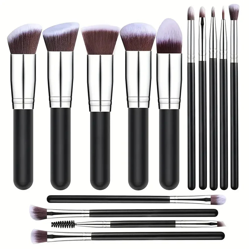 Professional Makeup Brushes Set 14-16Pcs Set Premium Syntheti Foundation Blending Face Powder Blush Eye Shadows Makeup Brush Kit