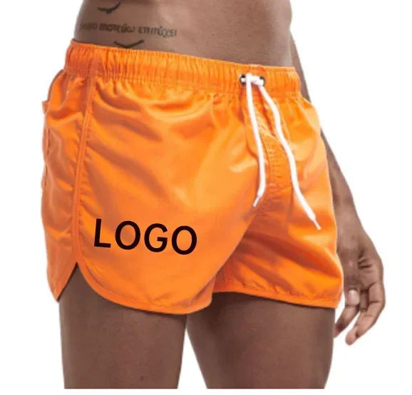 Customized Logo Men's Beach Swimsuit, Boxer, Beach Shorts, Surfing Swimsuit, Mayo, Sungas